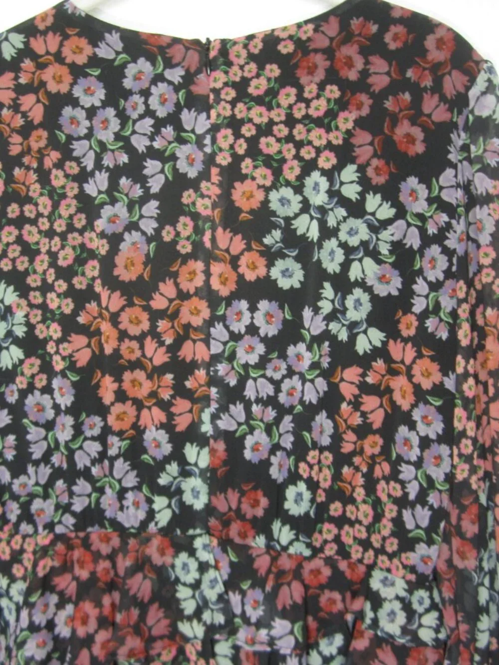 Lovers + Friends Size M Carter Floral Mini Dress Chiffon Wedding Guest